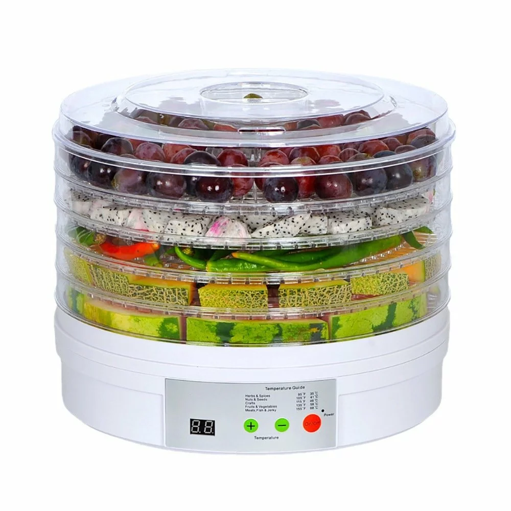 5-Tray Electric Food Dehydrator & Fruit Dryer for Home Use