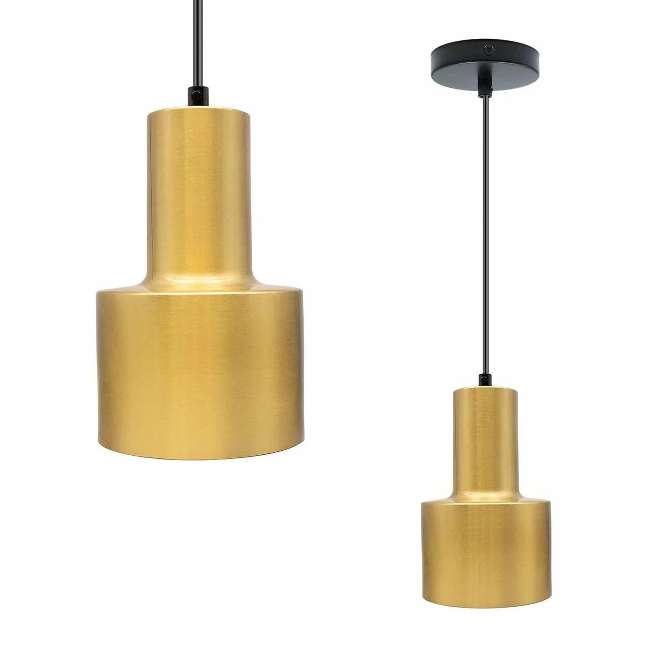 Camilo Metal Hanging Pendant Lamp (Set of 2)