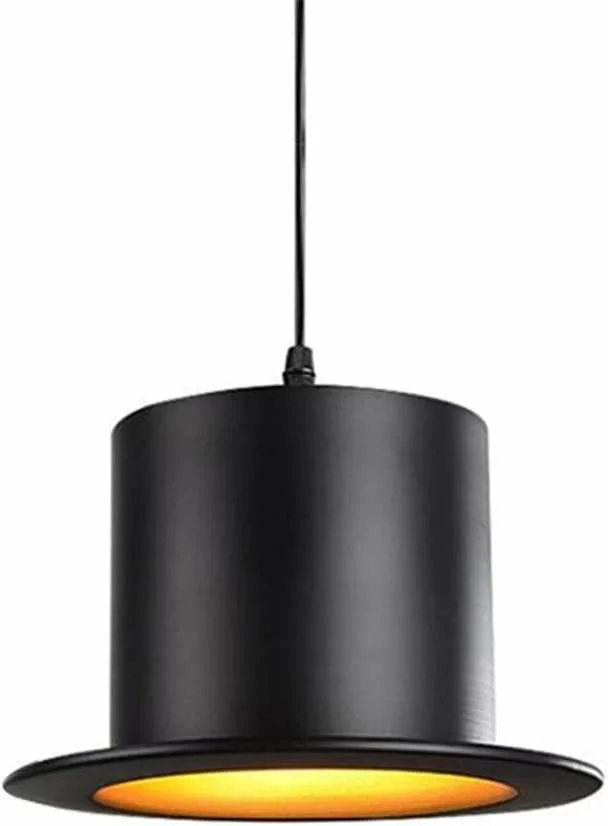 Modern Ceiling Pendant Lamp (Matt Black / Satin Gold)