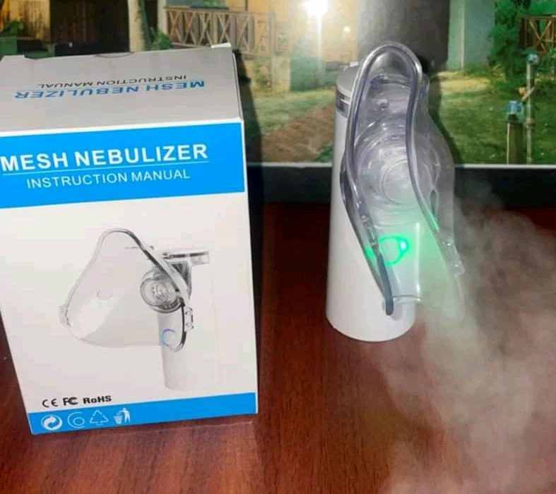 Portable Ultrasonic Nebulizer - Rechargeable, Silent Mist, Adult & Child Masks