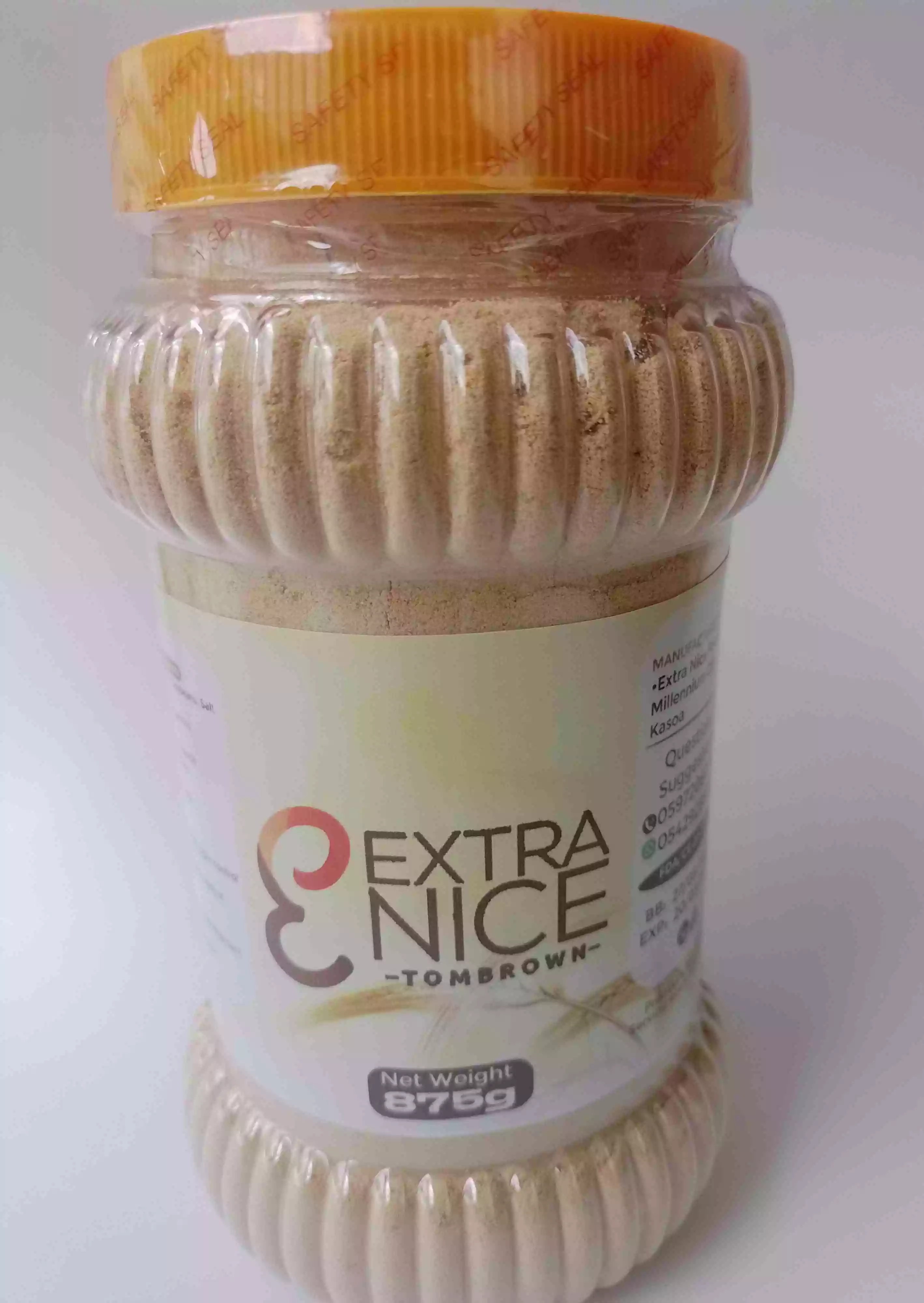 Premium Tom Brown Porridge 875g - Hygienic, Nutritious Ghanaian Cereal