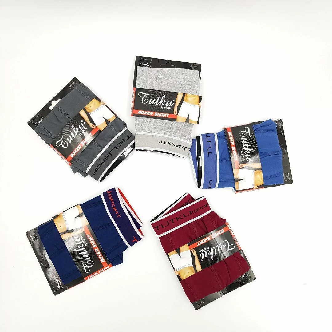 Men's 100% Cotton Boxer Shorts - Soft Comfort, 5-Pack Multicolor