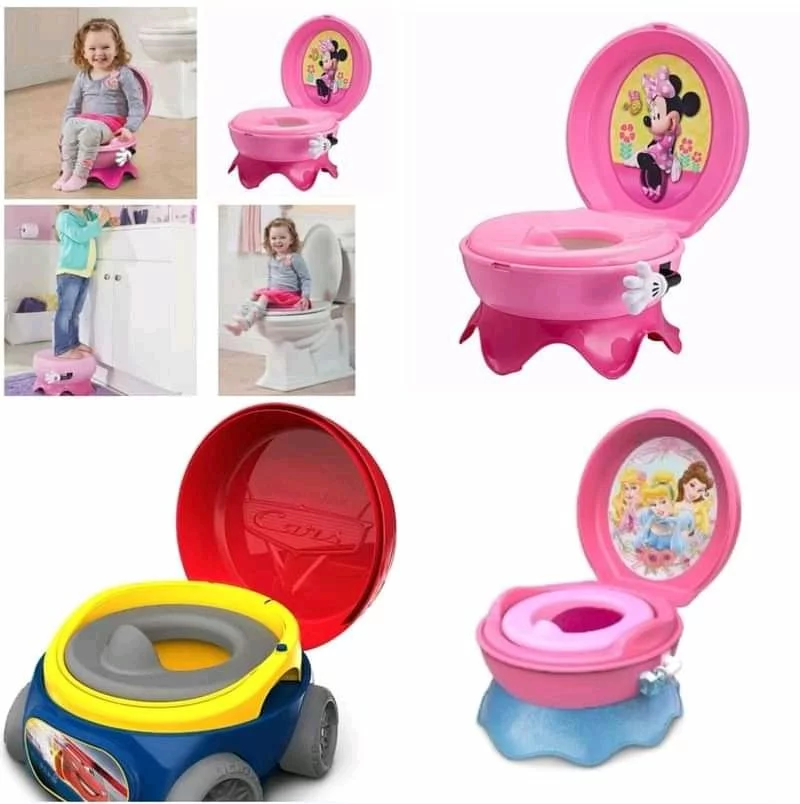 3-in-1 Potty Training Chair with Step Stool & Toilet Seat Reducer - Odor Disc Included