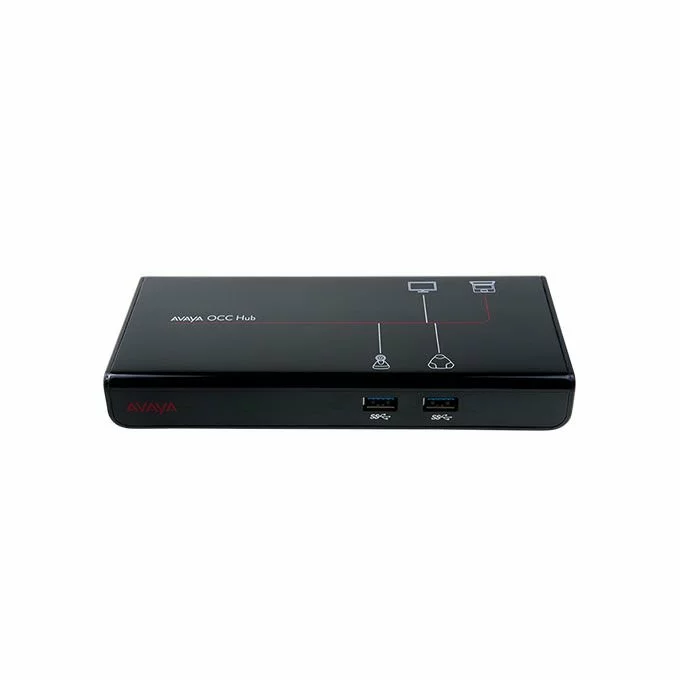 Avaya IX One-Cable USB-C Docking Hub - Video Conference & Laptop Connectivity Station