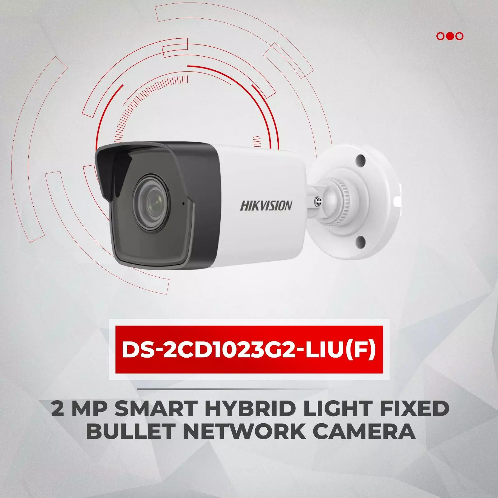 Hikvision 2MP Smart Hybrid Light Bullet Network Camera