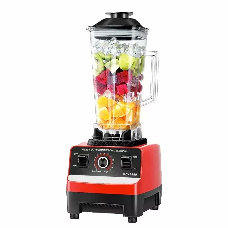 Silvercrest 4500W Commercial Blender - 2L BPA-Free Jar, Ice Crusher, Variable Speed
