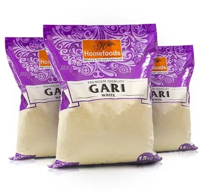 Ghana-Made Coarse Gari 1kg - Cassava Granules, Gluten-Free, Traditional Staple