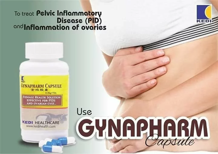 Gynapharm Herbal PID Treatment - 100% Natural Capsules, Anti-Inflammatory