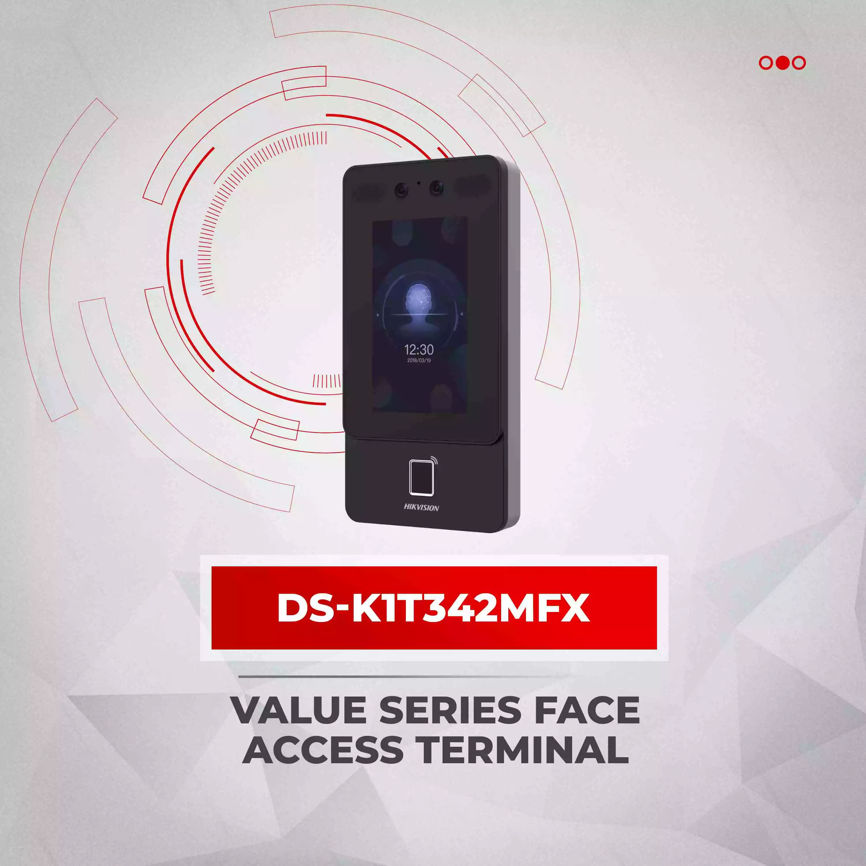 Hikvision Value Series Face Recognition Access Terminal with Touch Screen