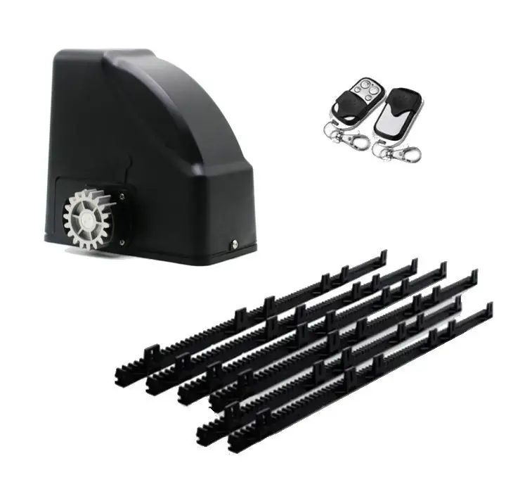 600kg Solar Sliding Gate Opener - 180W 24V DC, Battery Backup, 2 Remotes, 21cm/s