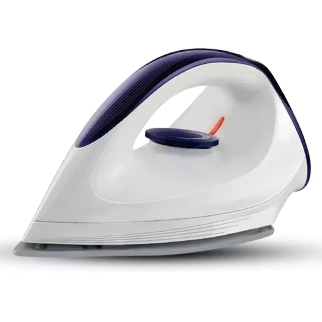 1200W Dry Iron with DynaGlide Soleplate - Non-Stick, Slim Tip, Cord Wrap, White