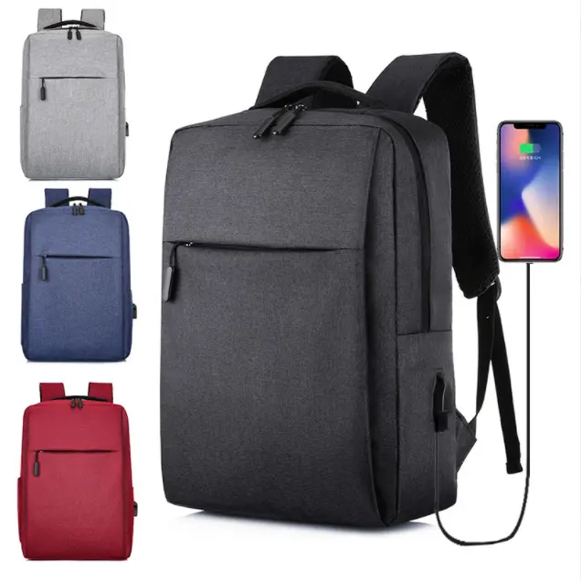 USB-Charging Anti-Theft Laptop Backpack - 15.6" Waterproof School/Business Travel Bag, 30L