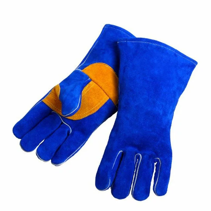 CE Certified Premium Leather Heat Resistant Welding Gloves