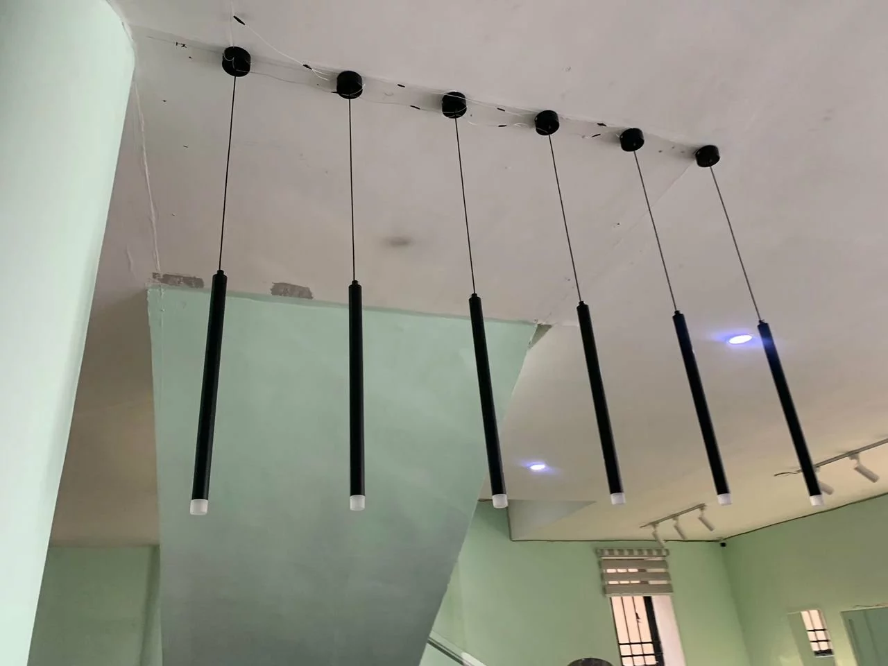 6W Cylindrical Industrial Pendant Light