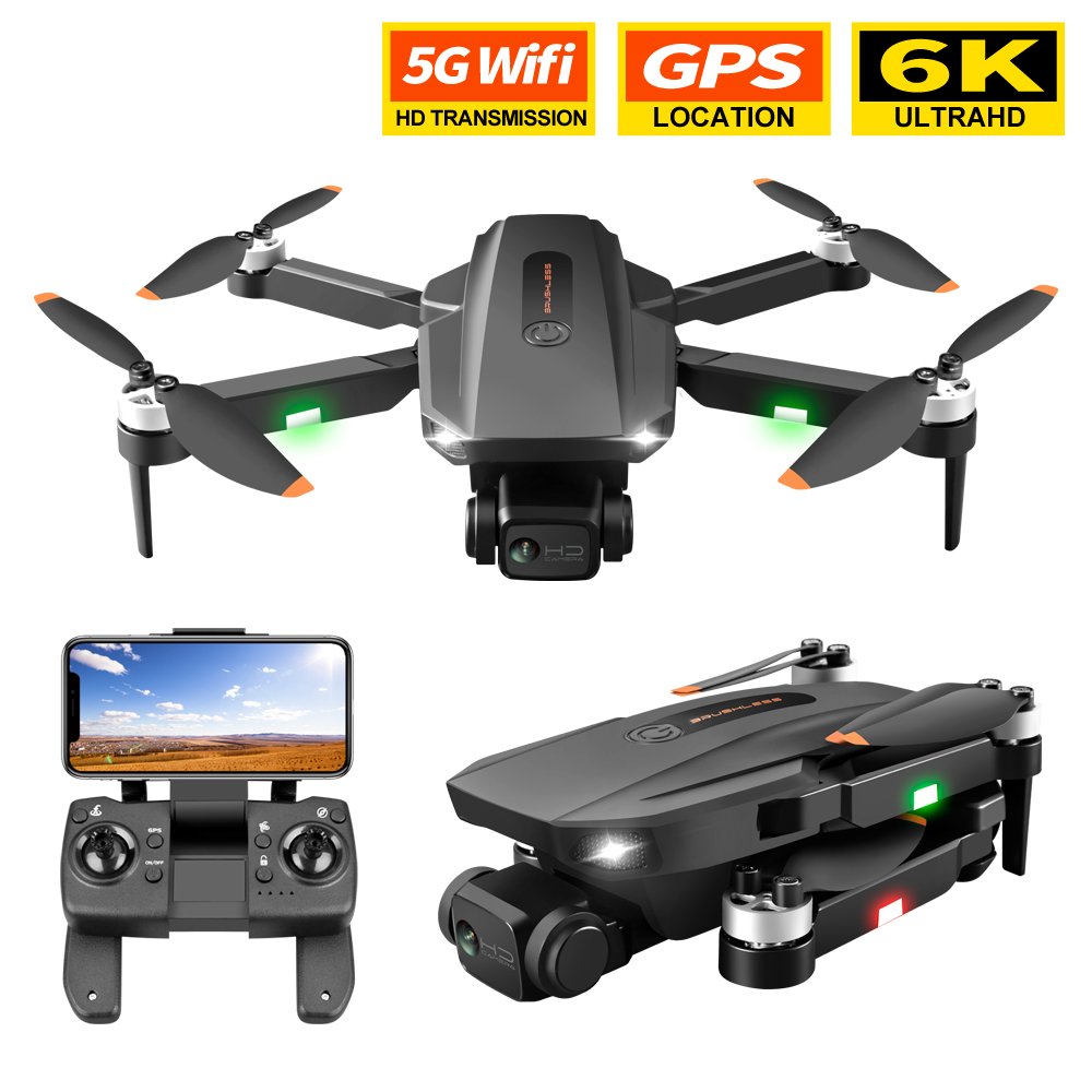 RG101 PRO 6K Dual Camera Drone - GPS, Intelligent Follow, 100m Range, Foldable