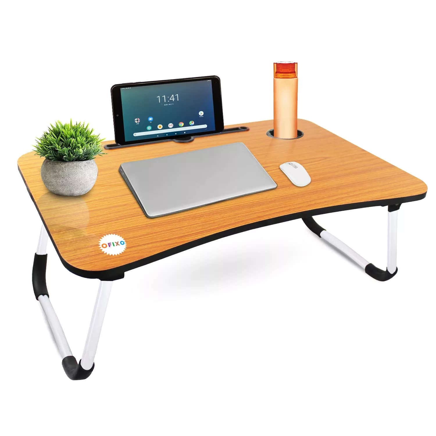 Foldable & Adjustable Bedside Laptop Table (62x45cm)