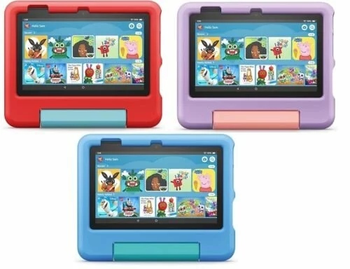 Amazon Fire 7 Kids Tablet 16GB - 7" HD, 1yr Kids+, Kid-Proof Case, 2yr Guarantee