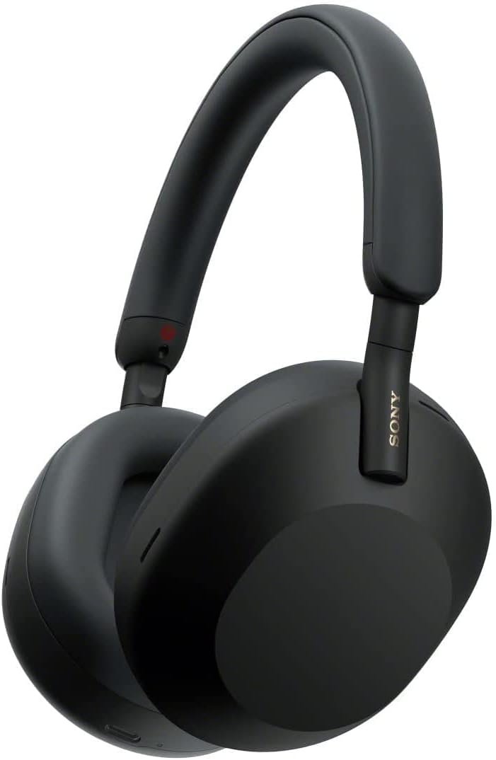 Sony WH-1000XM5 ANC Headphones - 30hr Battery, V1+QN1, Adaptive Sound, Black (Refurb)