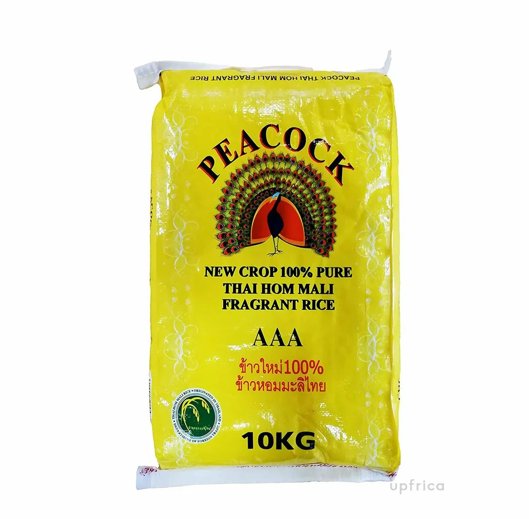 Peacock Original Thai Hom Mali Fragrant Rice (10kg Bag)