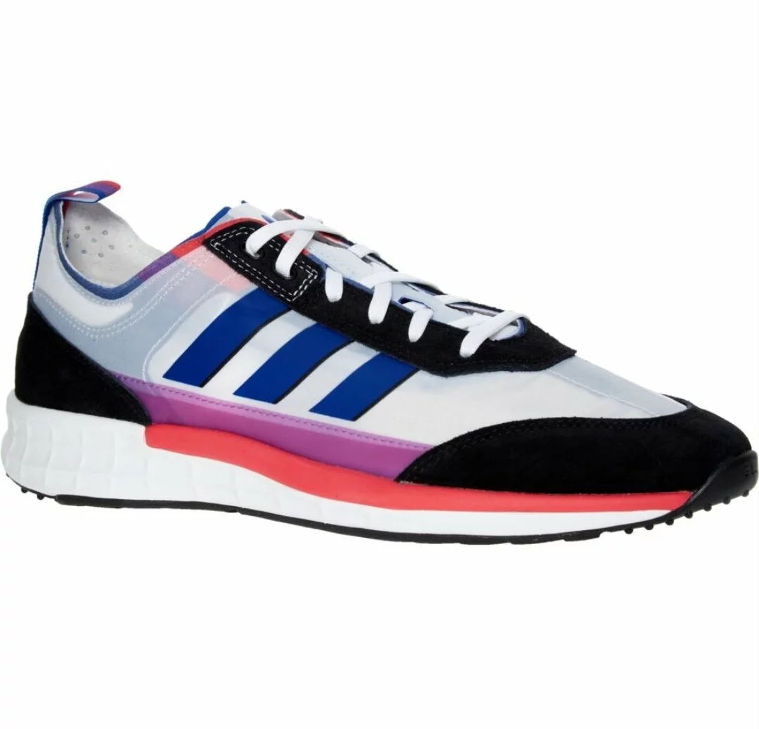 Adidas Originals Black & White Trainers - Men's UK9.5/EU43.5, Textile/Leather, Authentic UK Stock