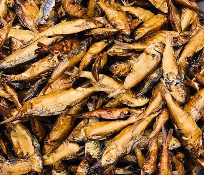 MBD Smoked Herring Fish (1kg) - High Protein Seafood from Ghana