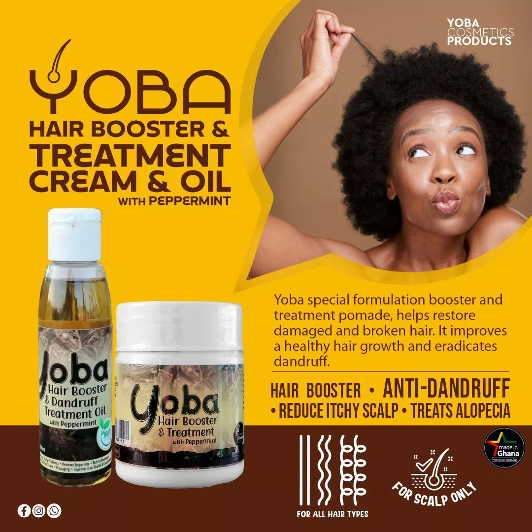 Yoba Hair Booster & Treatment Cream & Oil for Growth & Scalp Care