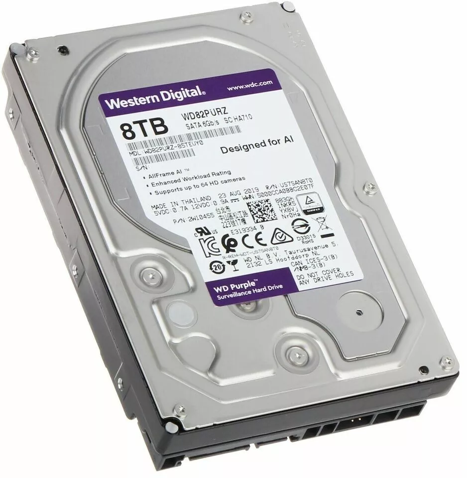 8TB Surveillance Hard Drive for CCTV Security Systems