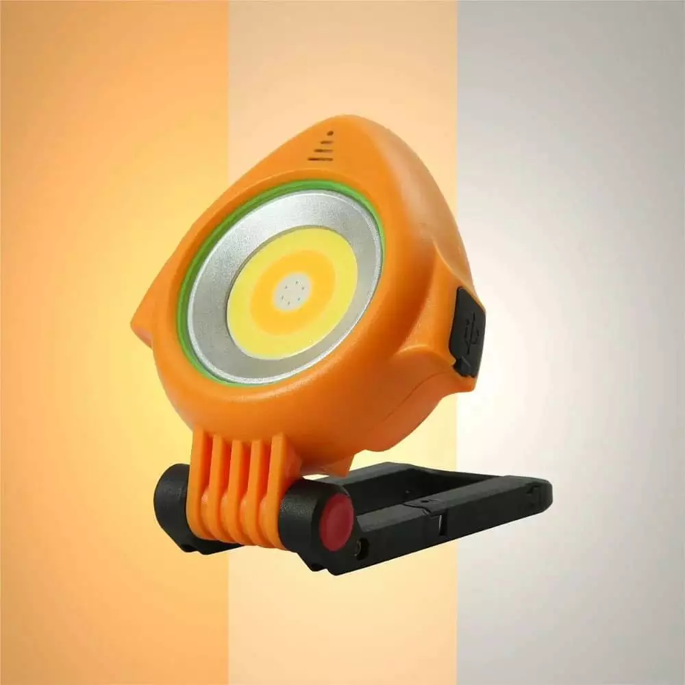 700LM Solar & USB Rechargeable LED Work Light with COB Chip