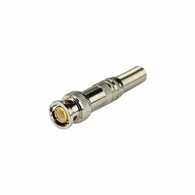 10-Pack BNC Twist-On Connectors - RG59/RG6 Coaxial, CCTV Analog Camera, Gold-Plated