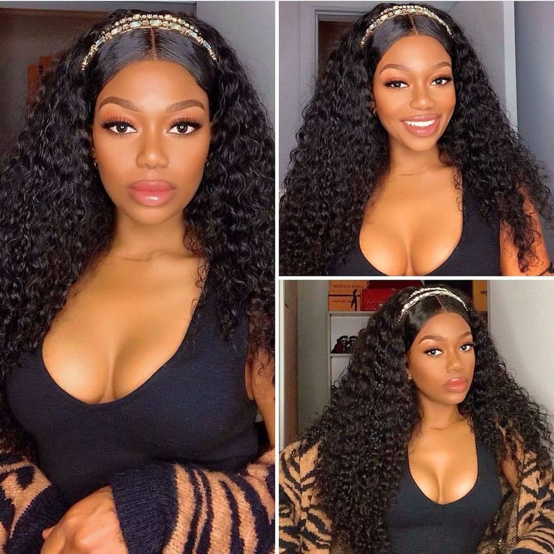 High-Quality Brazilian Kinky Curly Lace Front Wig (Virgin Remy Human Hair)