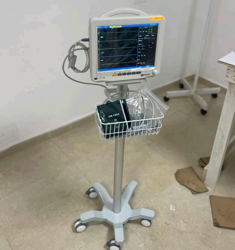 Premium 5-Parameter ICU Patient Monitor - 12.1" TFT, HR/BP/SpO2/RESP/TEMP, Alarm, USB Export