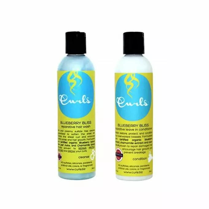 Curls Blueberry Bliss Reparative Shampoo & Conditioner Set (237ml)