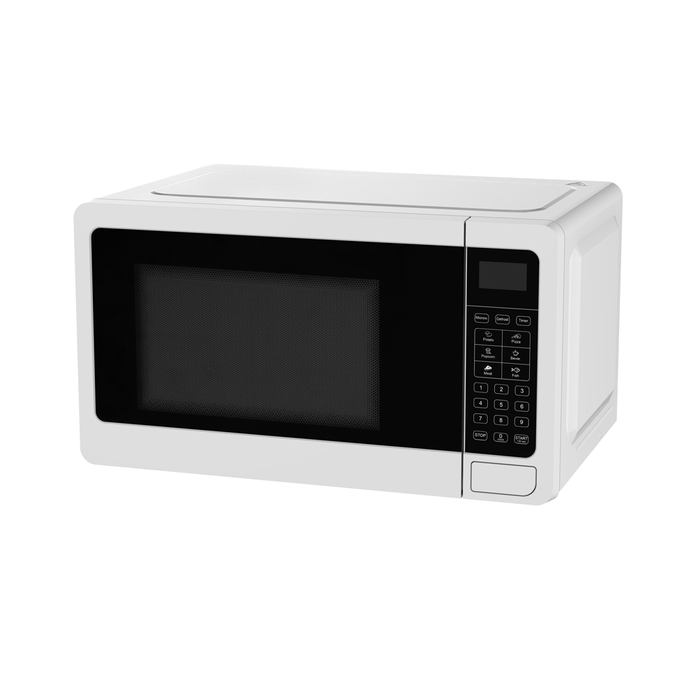 20L Digital Microwave Oven with 700W Power & Child Lock (White)