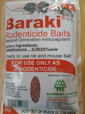 Baraki Rodenticide Bait - Effective Control for Mice, Rats & Squirrels