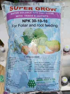 Super Grow Fertilizer NPK 30-10-10 - Complete Nutrition with Micronutrients