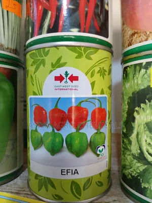 Efia Hot Pepper Seeds - 50g Packet for Green & Red Peppers