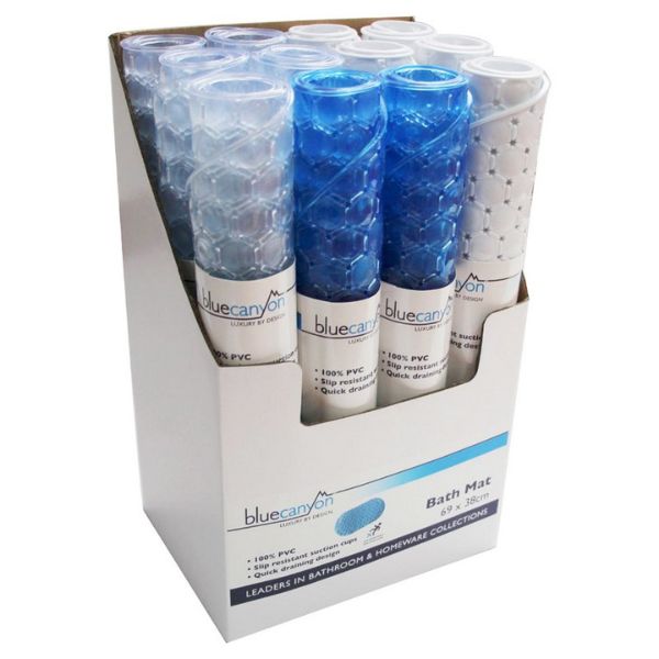 Blue Canyon Hex PVC Promo Mat