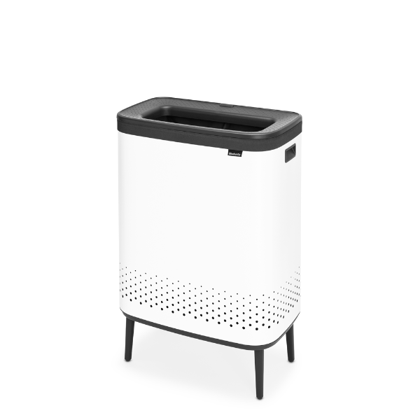 Brabantia Double Bo 90L Laundry Sorting Bin with 2x45L Compartments
