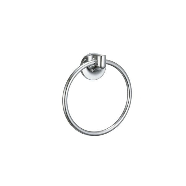 Sabichi Milano Towel Ring - Chrome, Space-Saving