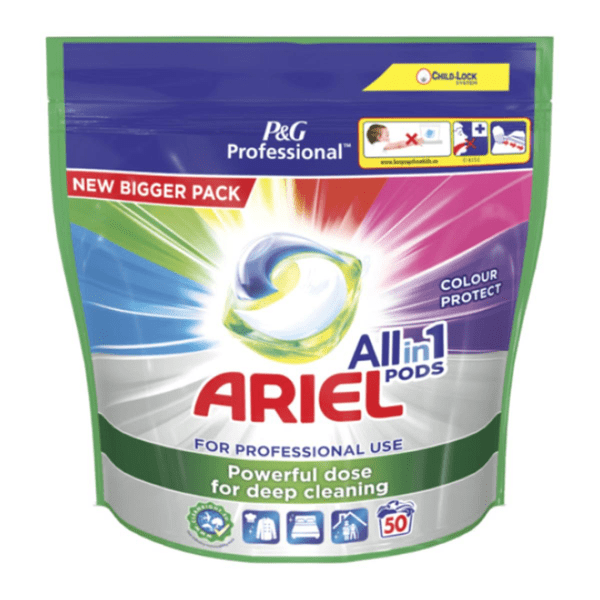 Ariel All-in-1 Colour Laundry Detergent Pods - 50 Washes