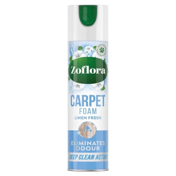 Zoflora Linen Fresh Carpet Fresh & Care Foam 600ml