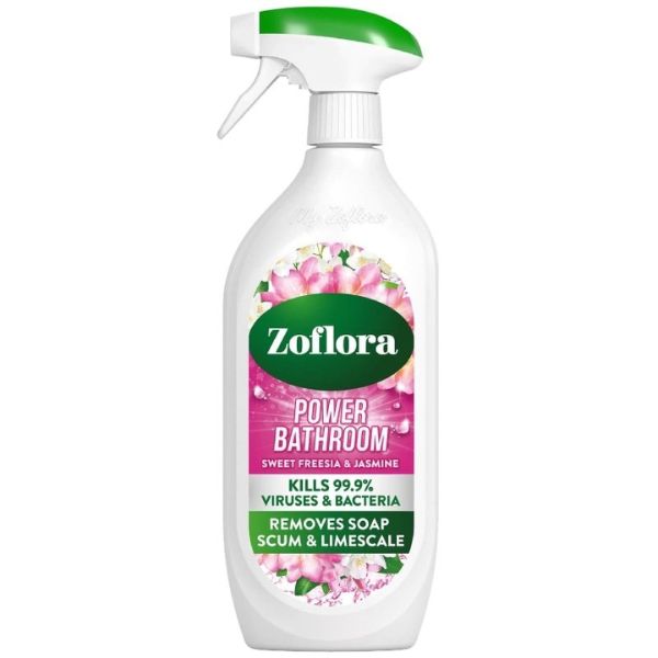 Zoflora Sweet Freesia & Jasmine Power Bathroom Cleaner 800ml