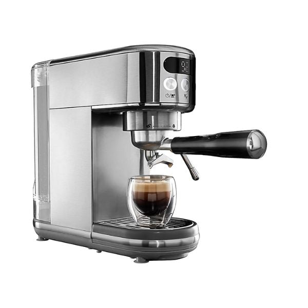 Daewoo Digital 20 Bar Espresso Machine – Compact with Steam Wand
