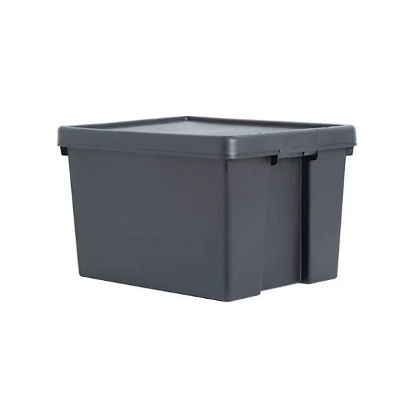 Wham Bam 45L Heavy-Duty Storage Box with Lid - 380kg Capacity, Recycled Plastic