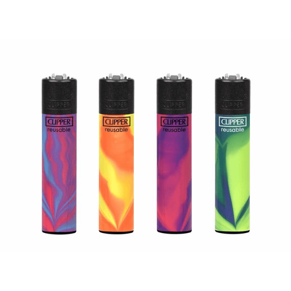 Clipper Grad Met Nebula Refillable Lighter - Unique Design, Durable