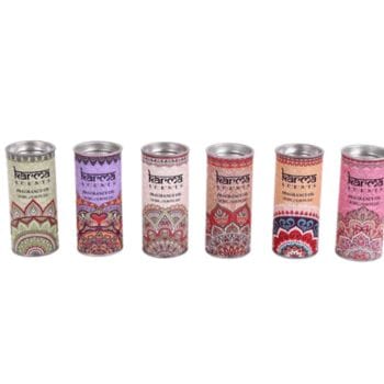 Karma Scent Fragrance Oil Set - Aromatic, Gift Tin, Oil Burner