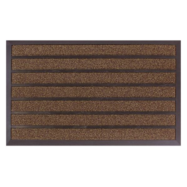 JVL Dirt Stopper Pro Scraper Doormat 45x75cm - Heavy-Duty, Polypropylene