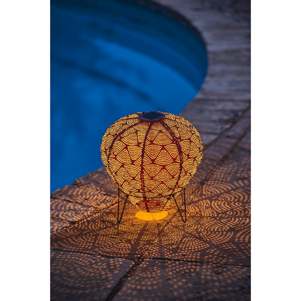 Solar Lantern Balloon Outdoor Garden Light 30cm with Auto Operation