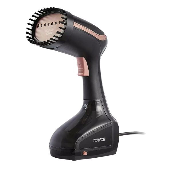 Tower Garment Steamer 1000W – Rose Gold with Ceramic Soleplate