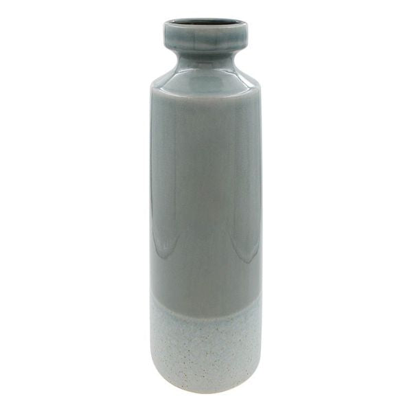 Marine Vase 46.5cm - Tall Ceramic, Gloss Glaze, Speckled Finish
